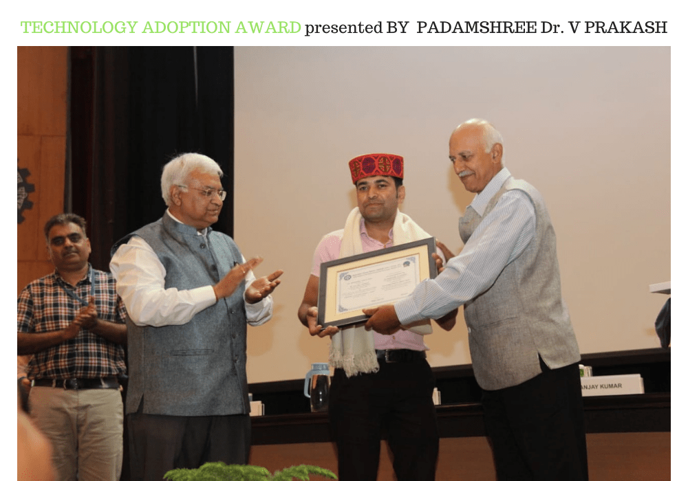 Winner of Annual Entrepreneurship award 2018-19